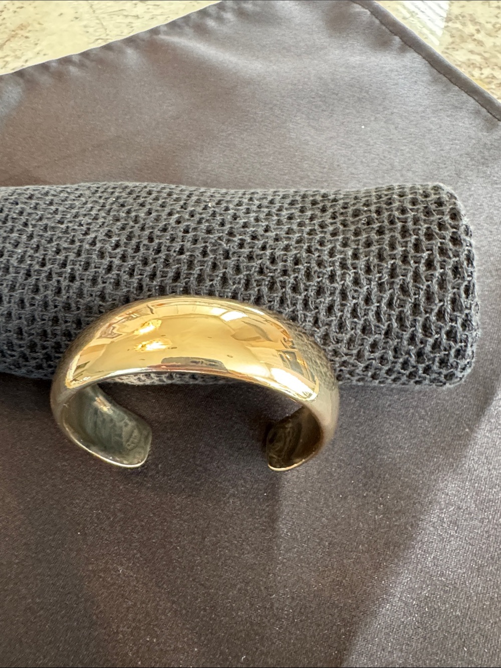 Loft Gold Cuff Bracelet